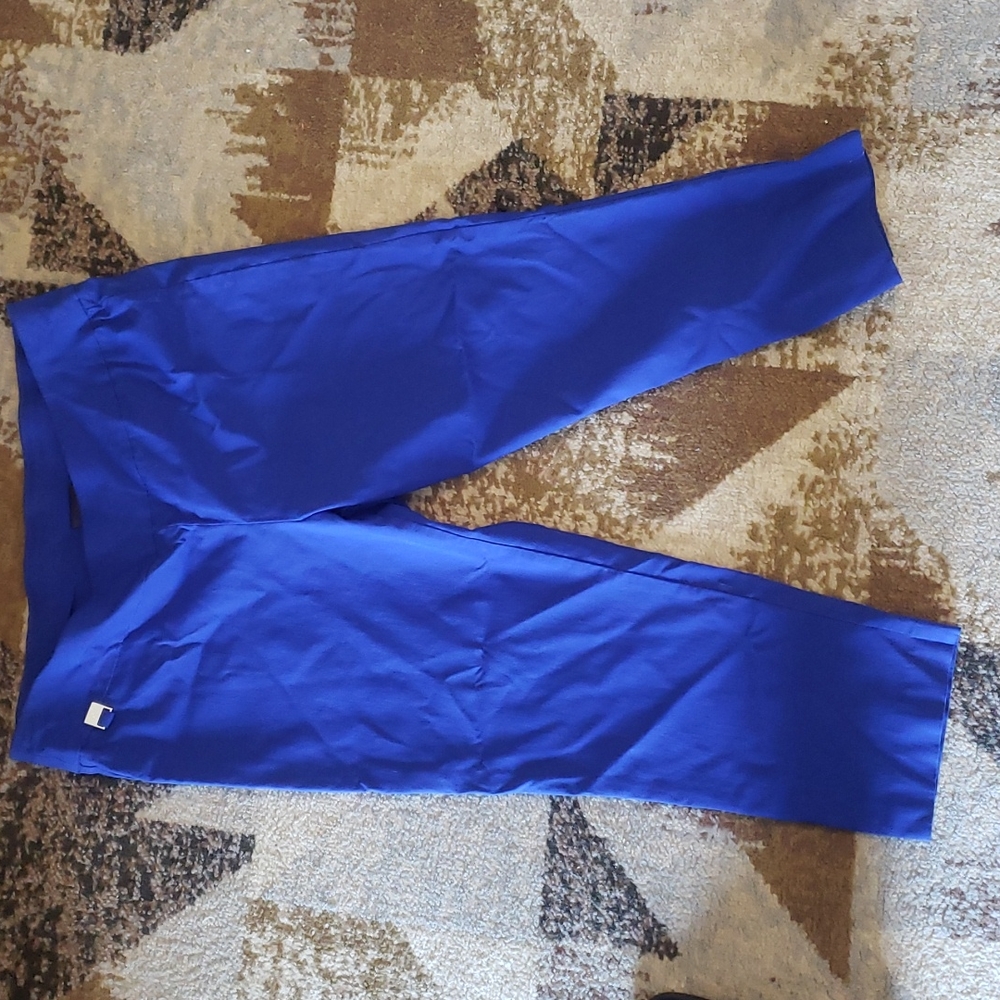 Rafaella Blue crop Pant sz 16